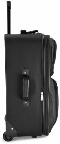 Gray Softside Rolling Suitcase