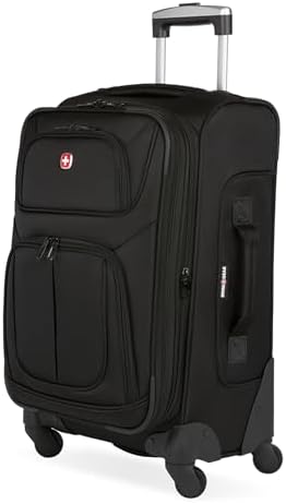 Black Softside Checked Luggage