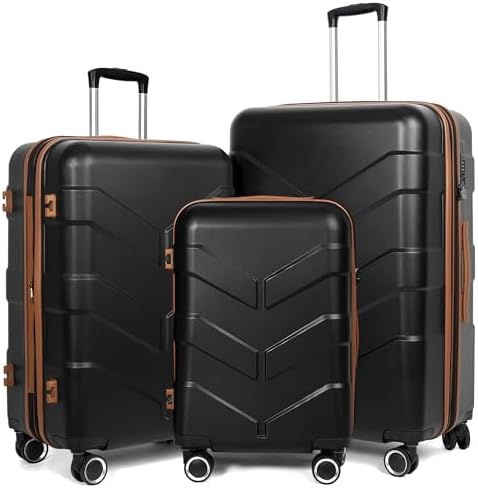 Black Hardside Trio Set