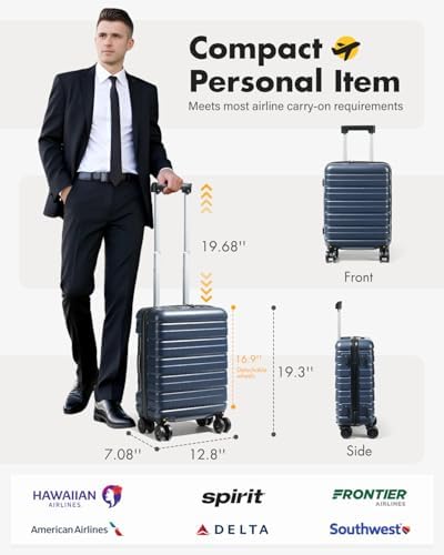 Blue Compact Carry-On